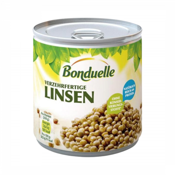 Bonduelle Linsen, verzehrfertig, 265 Gramm